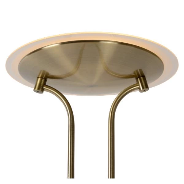 Lucide CHAMPION-LED - Stehlampe Mit Leselampe - LED Dim. - 3000K - Bronzefarbe - Detail 1